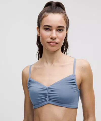 Lululemon Nulu Ruched Spaghetti-strap Bra