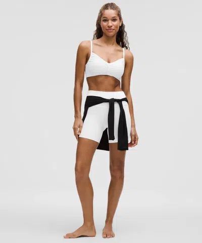 Lululemon Nulu Ruched Spaghetti-strap Bra