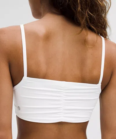 Lululemon Nulu Ruched Spaghetti-strap Bra