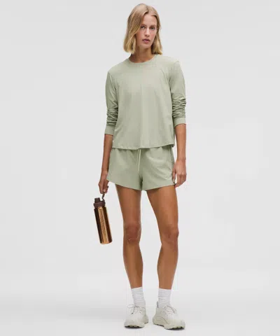 Lululemon Pace Crush Cross-back Uv-protective Graphic Long-sleeve Shirt