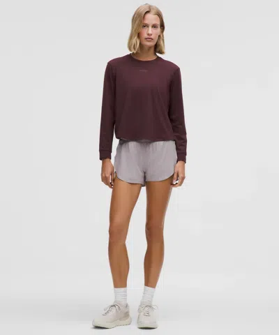Lululemon Pace Crush Cross-back Uv-protective Graphic Long-sleeve Shirt
