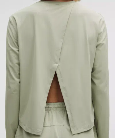 Lululemon Pace Crush Cross-back Uv-protective Graphic Long-sleeve Shirt