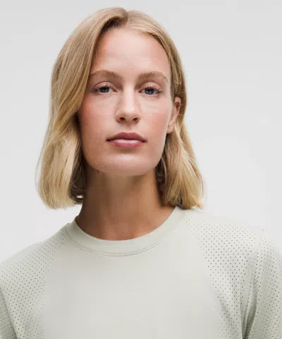 Lululemon Swiftly High-low Cropped Short-sleeve Shirt