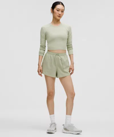 Lululemon Swiftly Tech Cropped Long-sleeve Shirt 2.0