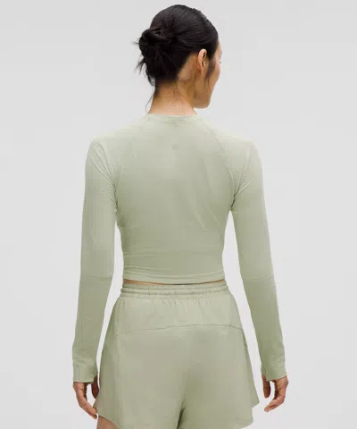 Lululemon Swiftly Tech Cropped Long-sleeve Shirt 2.0