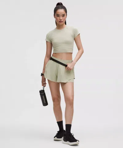 Lululemon Swiftly Tech Cropped Short-sleeve Shirt 2.0