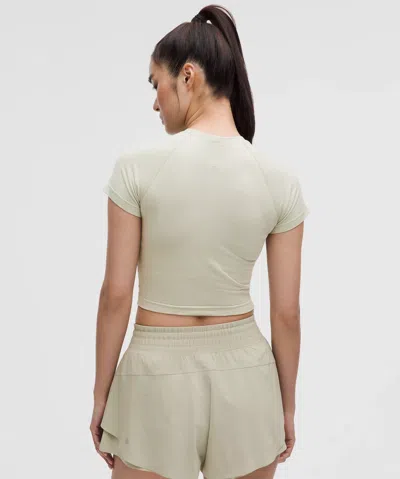 Lululemon Swiftly Tech Cropped Short-sleeve Shirt 2.0