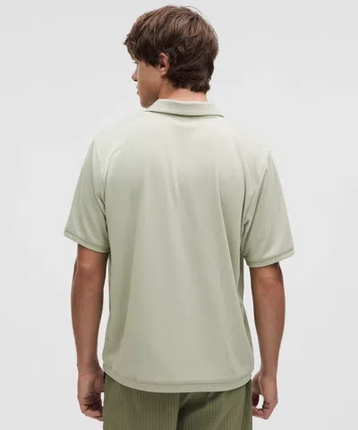 Lululemon Textured Mesh Short-sleeve Polo Shirt