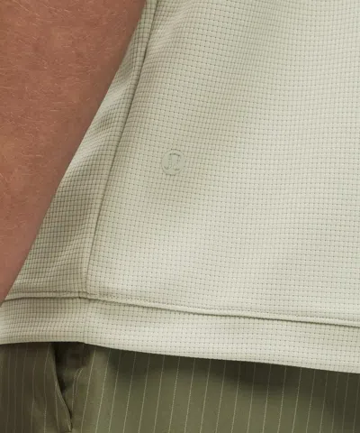 Lululemon Textured Mesh Short-sleeve Polo Shirt