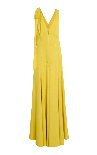 Rosie Assoulin Archery Gown In Yellow