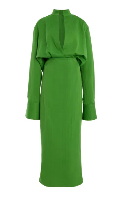 Rosie Assoulin Just A Small Gathering Open Back Dress