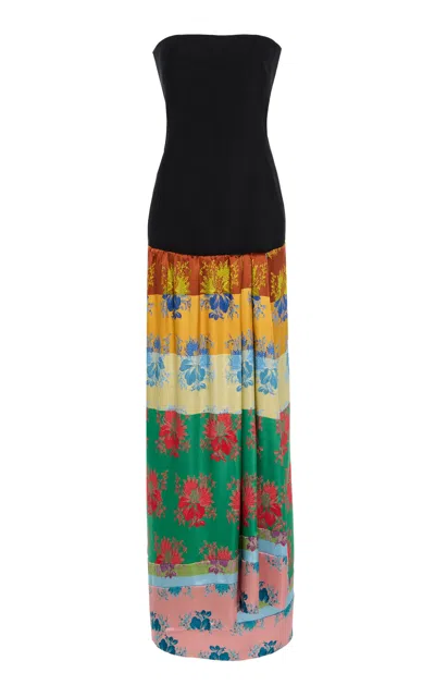 Rosie Assoulin Drop Me A Line Gown In Black