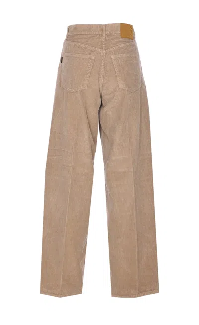 Haikure Corduroy Fabric Wide Fit Trousers In Multi