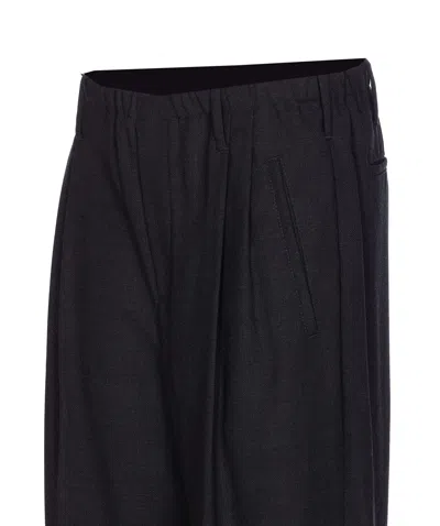 Brunello Cucinelli Sartorial Track Trousers In Fluid Twill Wool Crepe In Black