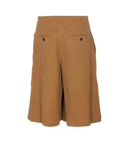 Chloé Shorts Bermuda Wide Leg And High Waist In Cotton