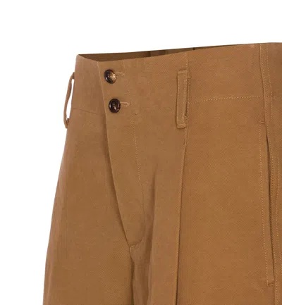 Chloé Shorts Bermuda Wide Leg And High Waist In Cotton