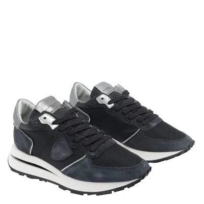 Philippe Model Tropez Haute Sneakers In Blue