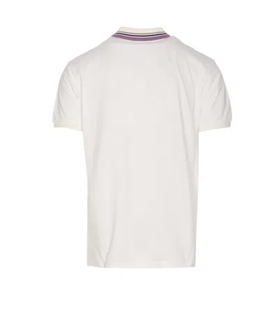 Vivienne Westwood Ribbed Collar Short Sleeves T-shirt In White