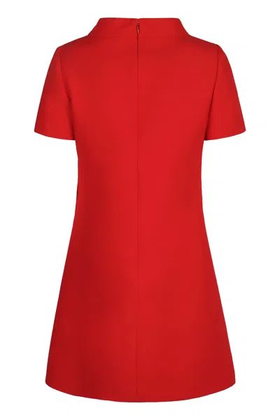 Valentino Garavani Wool And Silk Mini Dress