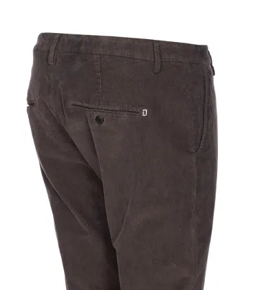 Dondup Brown Corduroy Jeans With Tailored Fit In Brown