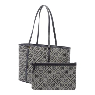 Tory Burch T Monogram Zipped Tote Bag