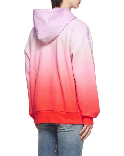 Versace Jeans Tie-dye Organic Cotton Hoodie In Multi