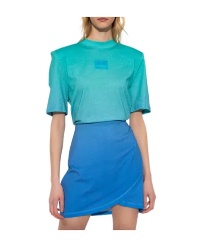 Versace Jeans Draped T-shirt Dress