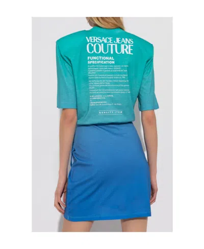 Versace Jeans Draped T-shirt Dress