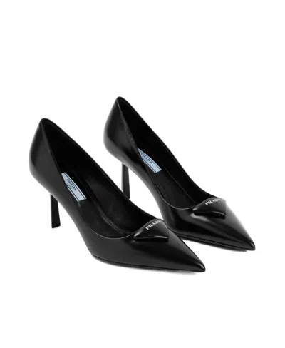 Prada Pointed Toe Slip-on Pumps