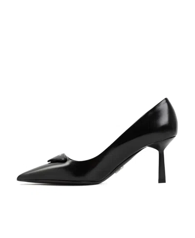 Prada Pointed Toe Slip-on Pumps