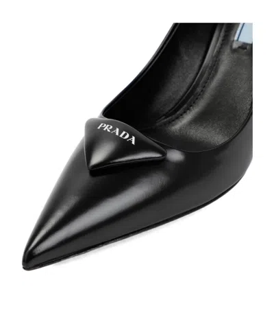 Prada Pointed Toe Slip-on Pumps