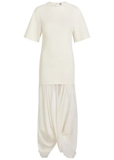 Totême Toteme Cocoon Draped Maxi Dress