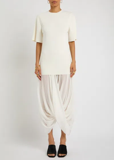 Totême Toteme Cocoon Draped Maxi Dress