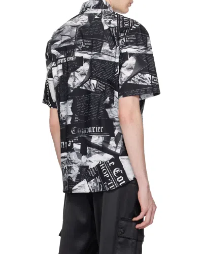 Versace Jeans Couture Pattern-printed Short-sleeved Shirt In Multi