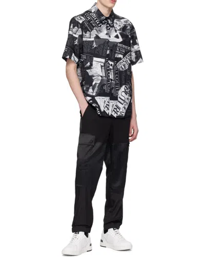 Versace Jeans Couture Pattern-printed Short-sleeved Shirt In Multi