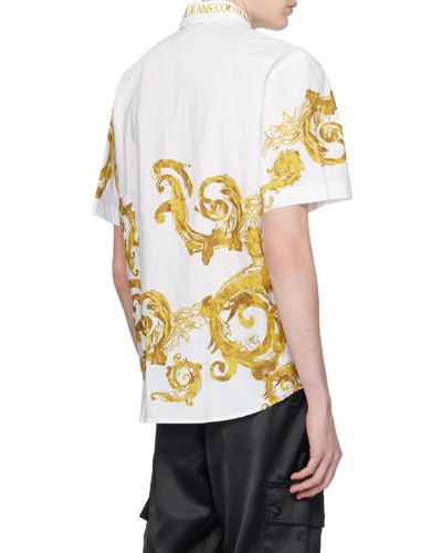 Versace Jeans Couture Couture Print Short-sleeved Shirt In Multi