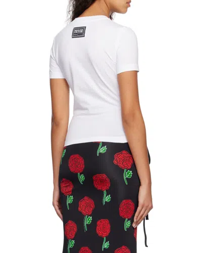 Versace Lace-up Cotton T-shirt
