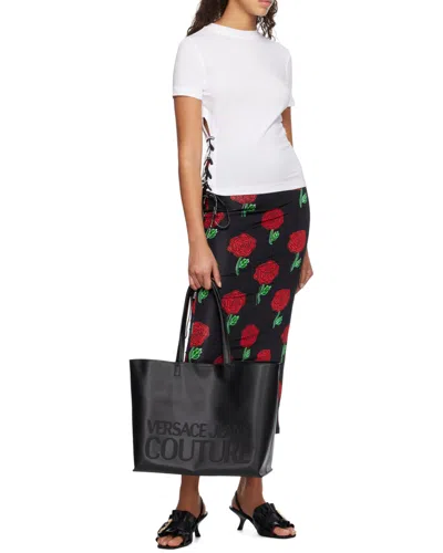 Versace Lace-up Cotton T-shirt
