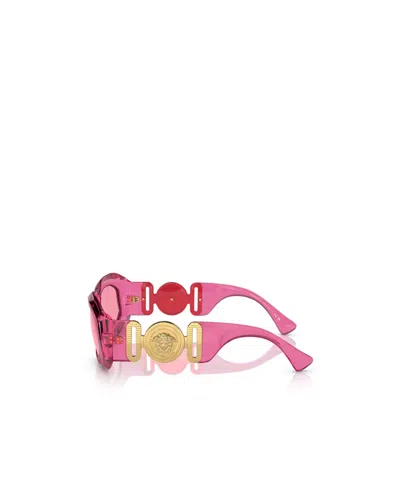 Versace Eyewear Rectangular Frame Sunglasses