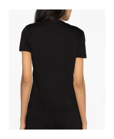 Versace Jeans Logo Print Short-sleeve T-shirt In Black