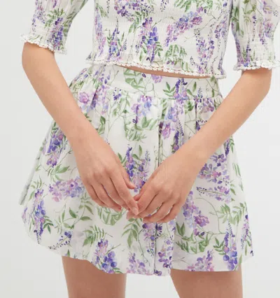 Hill House Home The Benson Skirt In White