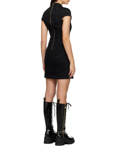 Versace Jeans Short-sleeved Dress In Black