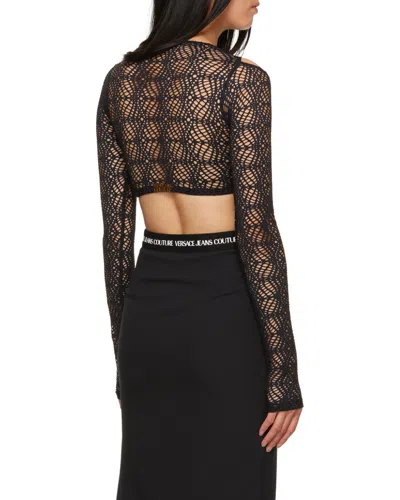 Versace Jeans Couture Cut-out Detailed Cropped Top