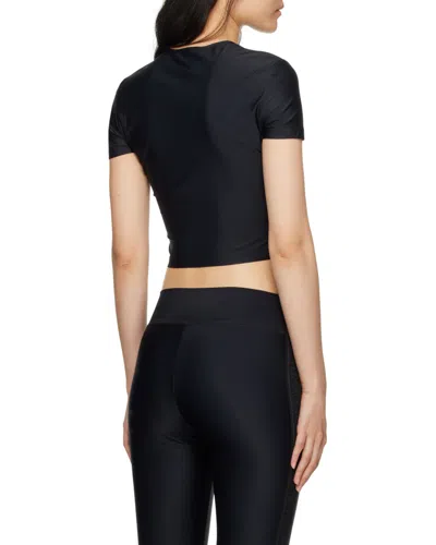 Versace Jeans Couture Logo-printed Crewneck Cropped T-shirt