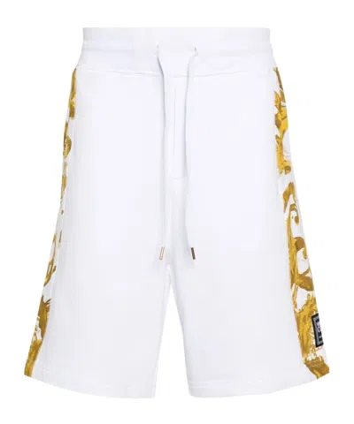 Versace Jeans Couture Watercolour Couture Drawstring Shorts In Multi