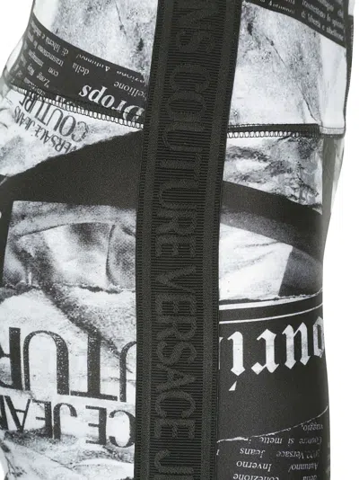 Versace Jeans Couture Allover Graphic Print Leggings In Multi