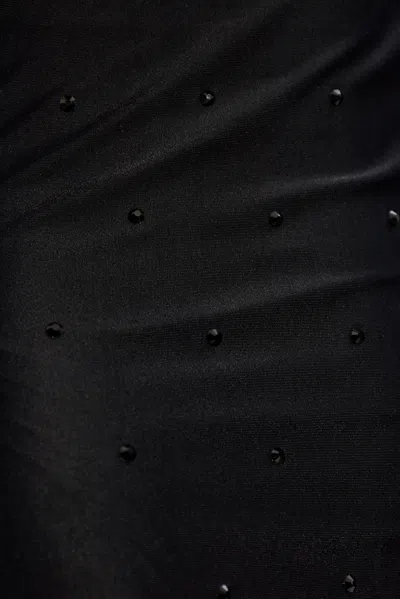 Versace Jeans Couture Embellished Halterneck Sleeveless Jumpsuit In Black