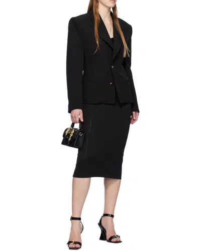 Versace Jeans Lace-up Single-breasted Blazer