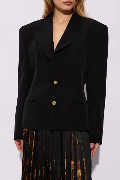 Versace Jeans Lace-up Single-breasted Blazer