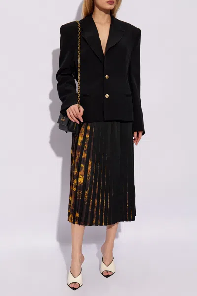 Versace Jeans Lace-up Single-breasted Blazer